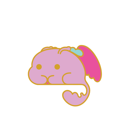Pearl the Fae Drakeling Enamel Pin