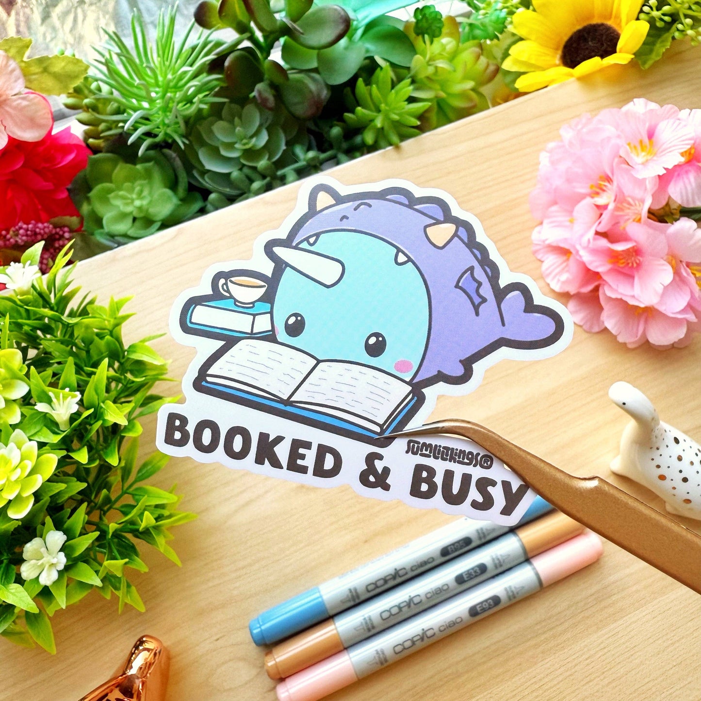 Vinyl Sticker - Booked & Busy