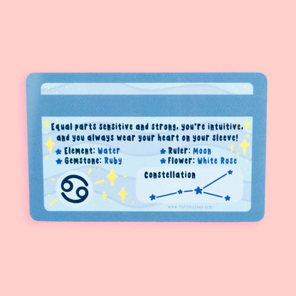 Cancer Zodiac Fake ID Horoscope Fake Drivers License