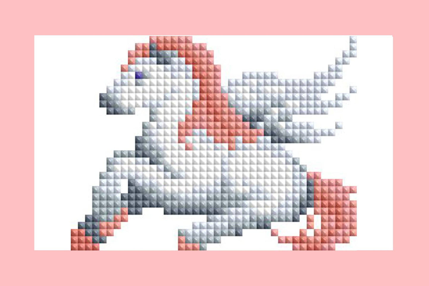 Mini Dazzles™ - Magical Ponies: Square With 18 Colors Including 2 ABs and 16 Fairy Dust Diamonds / 4,079 / 4" x 6" (10.2cm x 15.2cm)