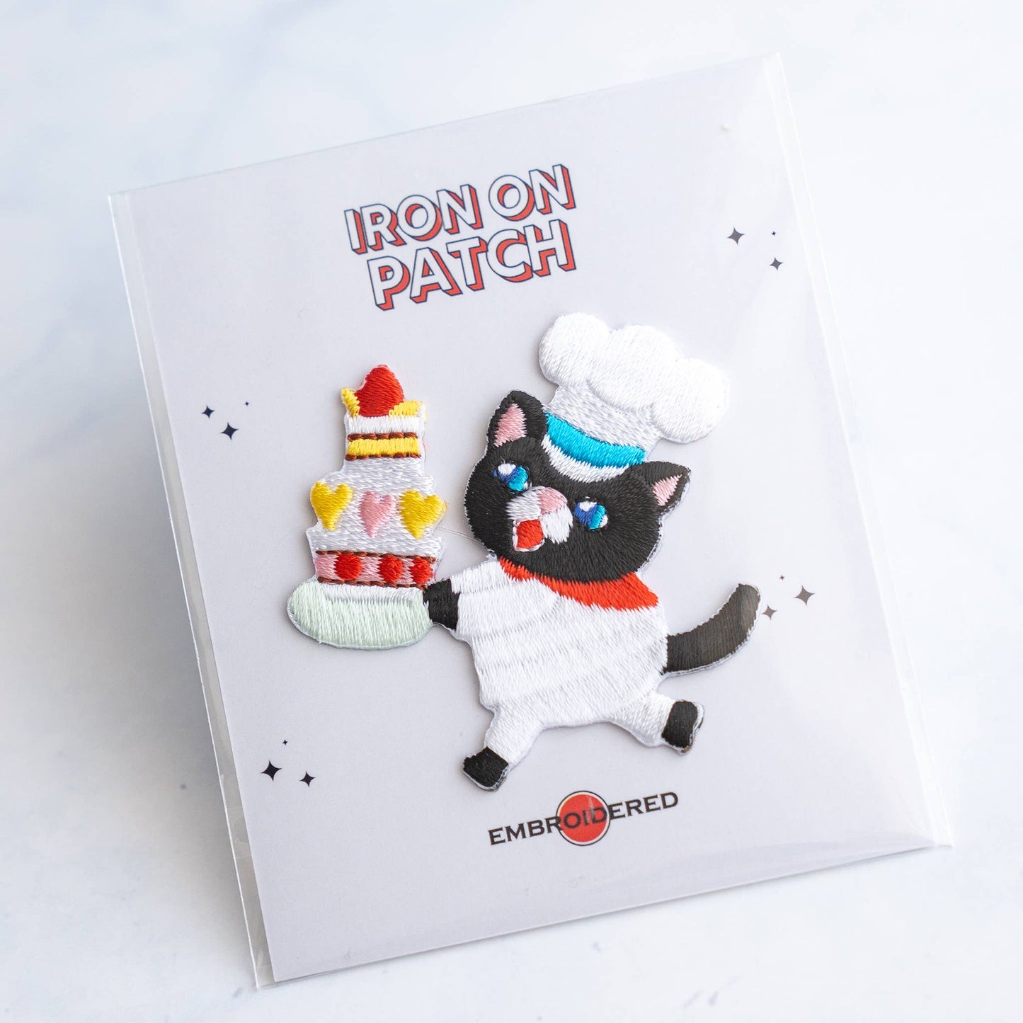 Cute Cat character Patches - Iron on Patch: 1