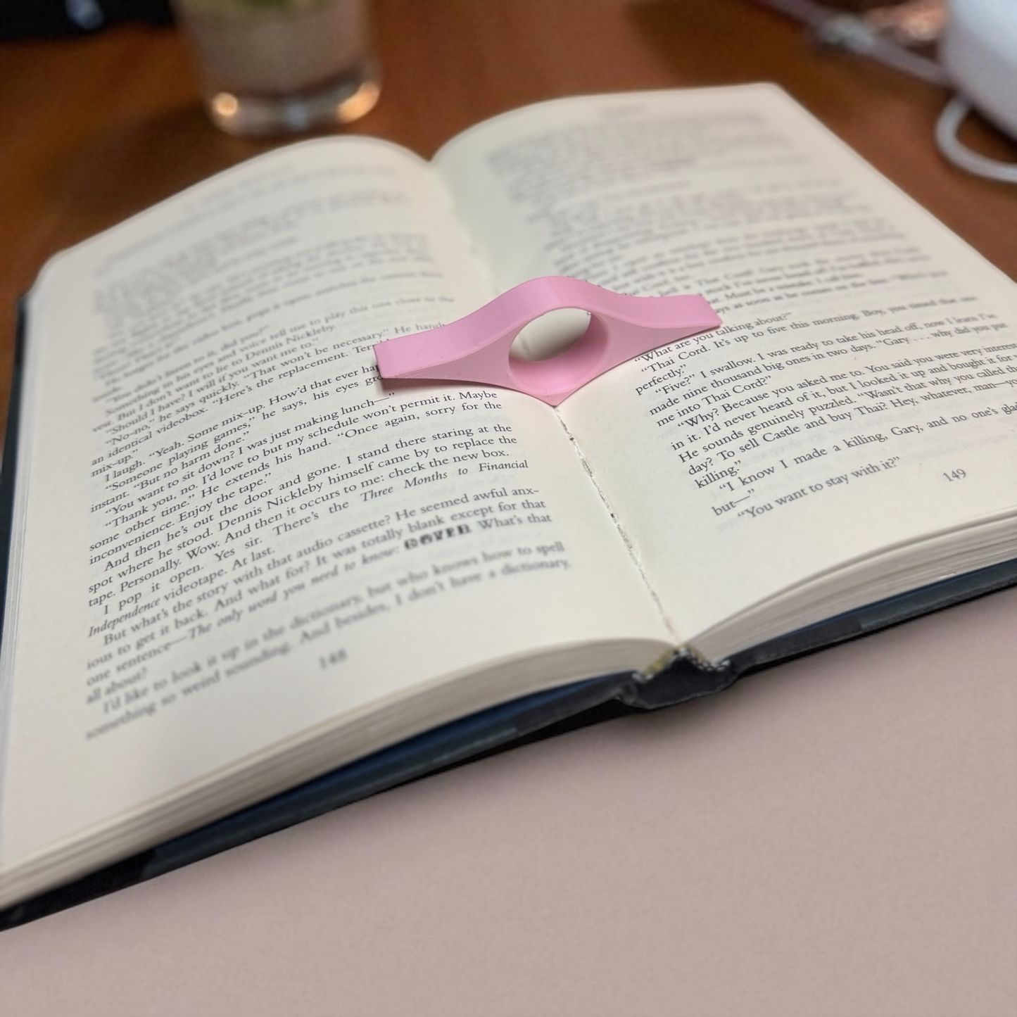 Thumb Page Holder for Reading