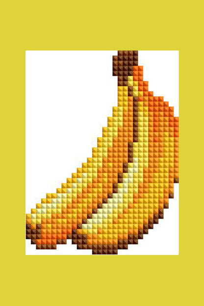 Mini Dazzles™ - Fruits: Square With 18 Colors Including 18 Fairy Dust Diamonds / 4,262 / 4" x 6" (10.2cm x 15.2cm)