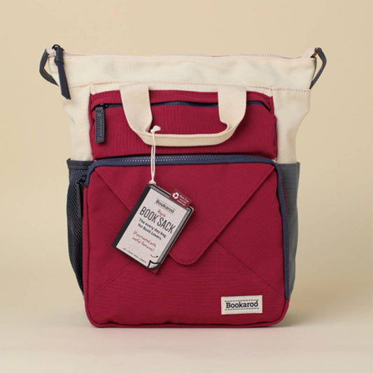 *NEW* Bookaroo Book (Ruck) Sack: BURGUNDY