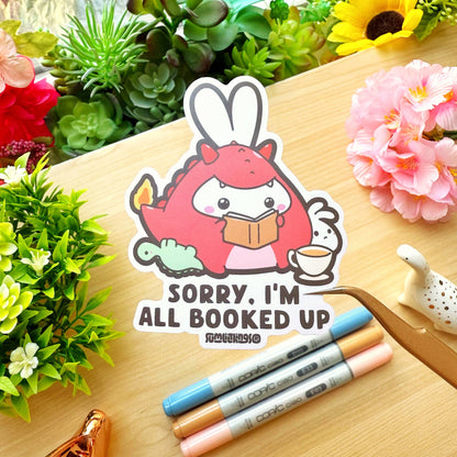 Vinyl Sticker - All Booked Up