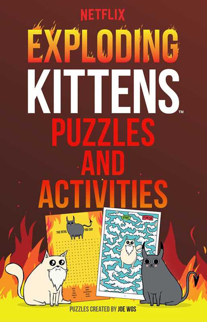 Exploding Kittens Puzzles and Activities by Exploding Kittens, LLC: Paperback; 160 pages / English