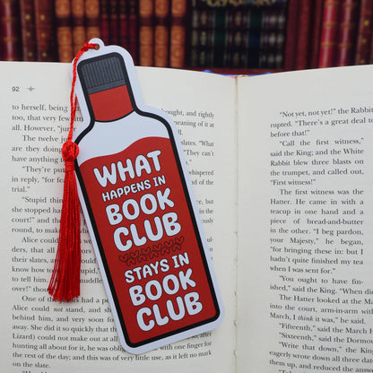 “What Happens in Book Club Stays in Book Club” Bookmark