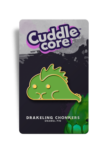 Chonkers the Poison Drakeling Enamel Pin