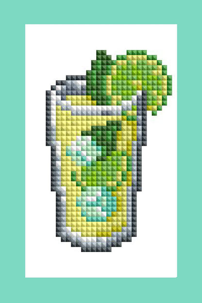 Mini Dazzles™ - Cocktails: Square With 19 Colors Including 1 AB and 18 Fairy Dust Diamonds / 3,760 / 4" x 6" (10.2cm x 15.2cm)