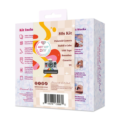 Mini Dazzles™ - 80s: Square With 21 Colors Including 21 Fairy Dust Diamonds / 5,110 / 4" x 6" (10.2cm x 15.2cm)