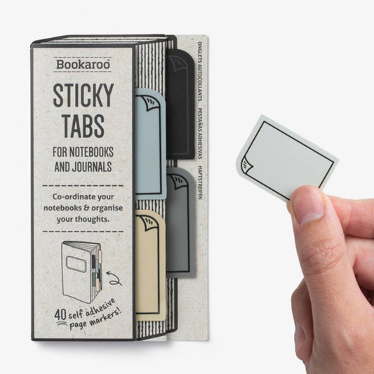 Bookaroo Sticky Tabs: Mono