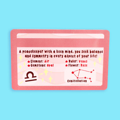 Libra Zodiac Fake ID Horoscope Fake Drivers License