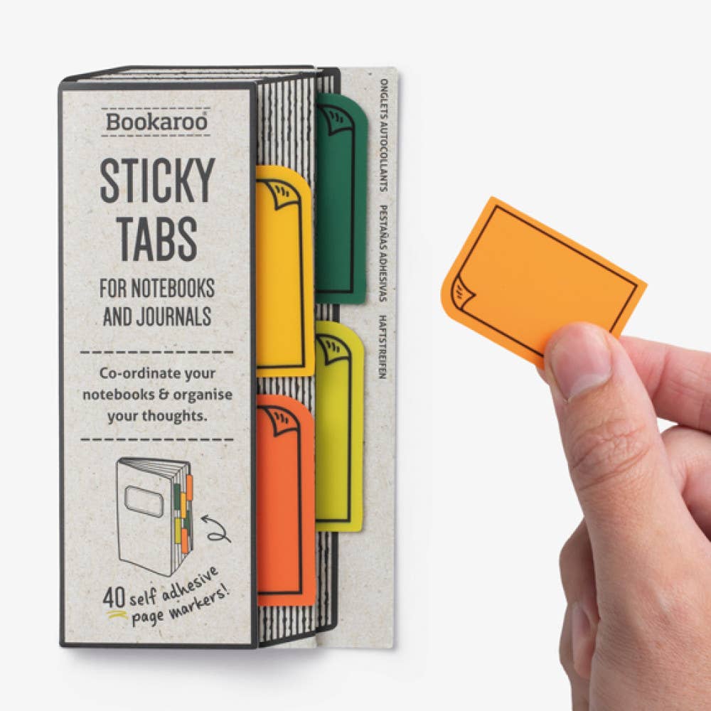 Bookaroo Sticky Tabs: Mono
