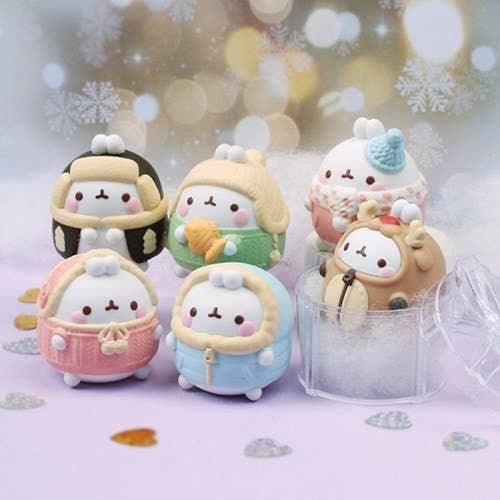 Molang Winter Special Blind Box Random Figure CollectibleToy