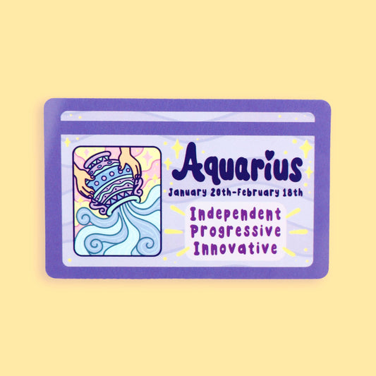 Aquarius Zodiac Fake ID Horoscope Fake Drivers License