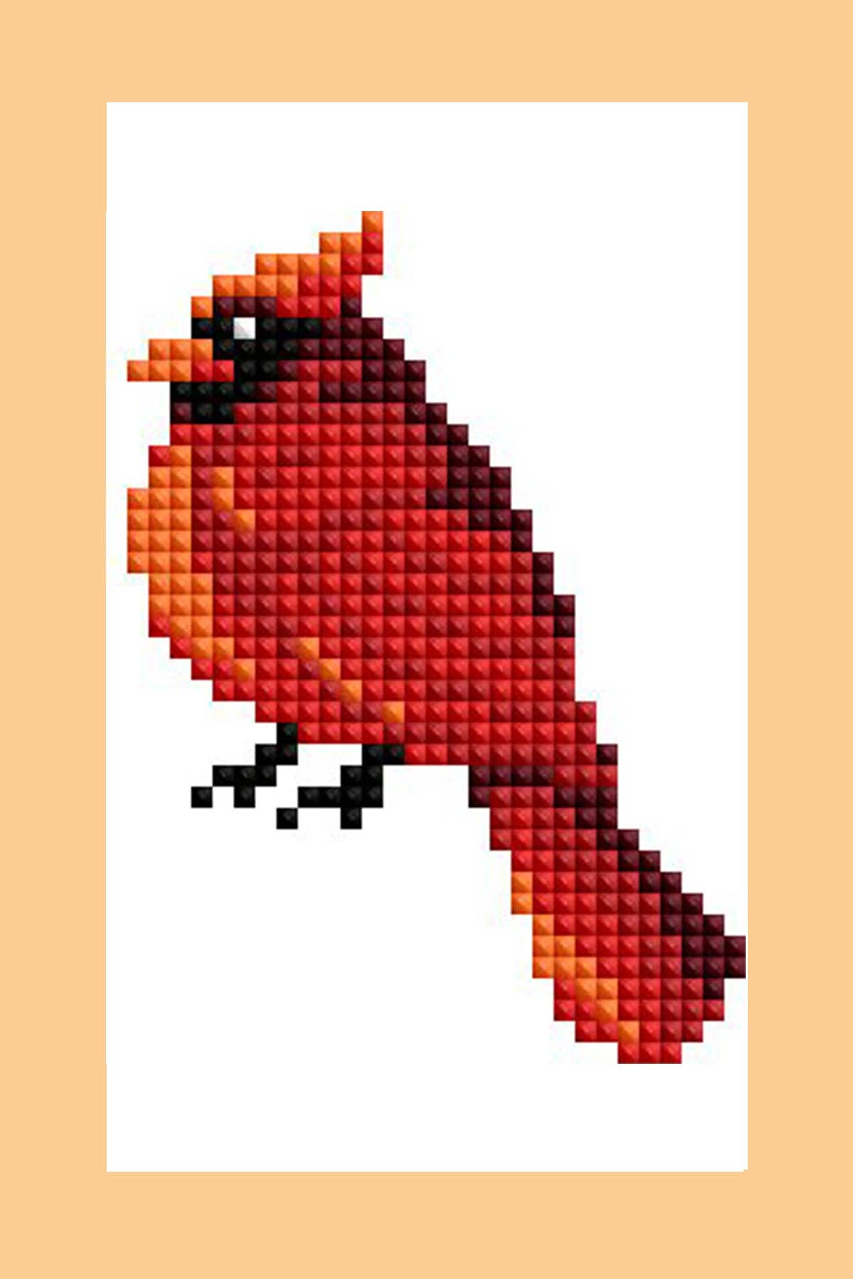 Mini Dazzles™ - Birds: Square With 17 Colors Including 1 AB and 16 Fairy Dust Diamonds / 2,947 / 4" x 6" (10.2cm x 15.2cm)