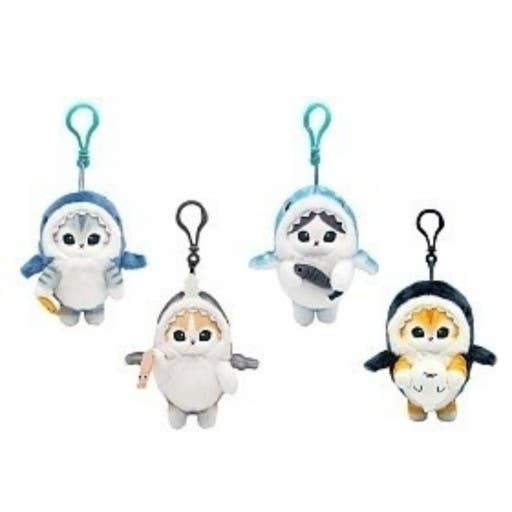 Mofusand Shark Costume bag charms Key Chain 13cm