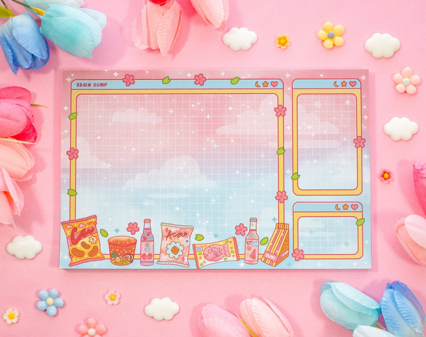 Mini Mart Brain Dump Planner Pad