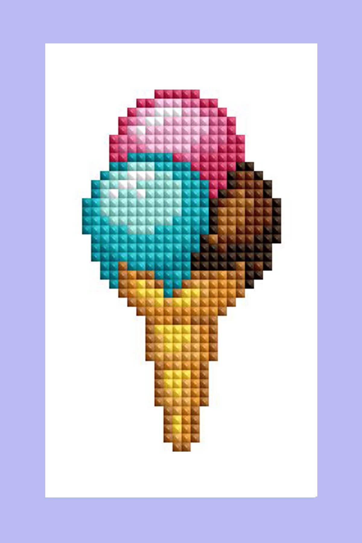 Mini Dazzles™ - Sweet Treats: Square With 20 Colors Including 2 ABs and 18 Fairy Dust Diamonds / 4,648 / 4" x 6" (10.2cm x 15.2cm)