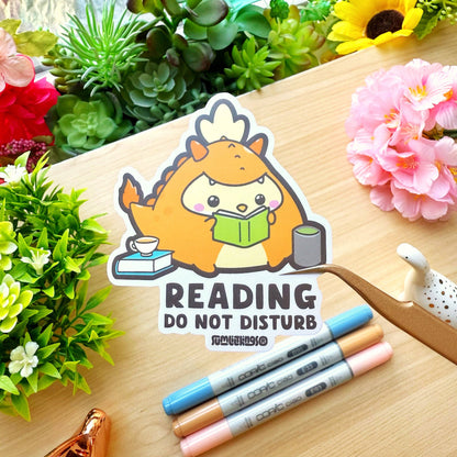 Vinyl Sticker - Reading Do Not Disturb