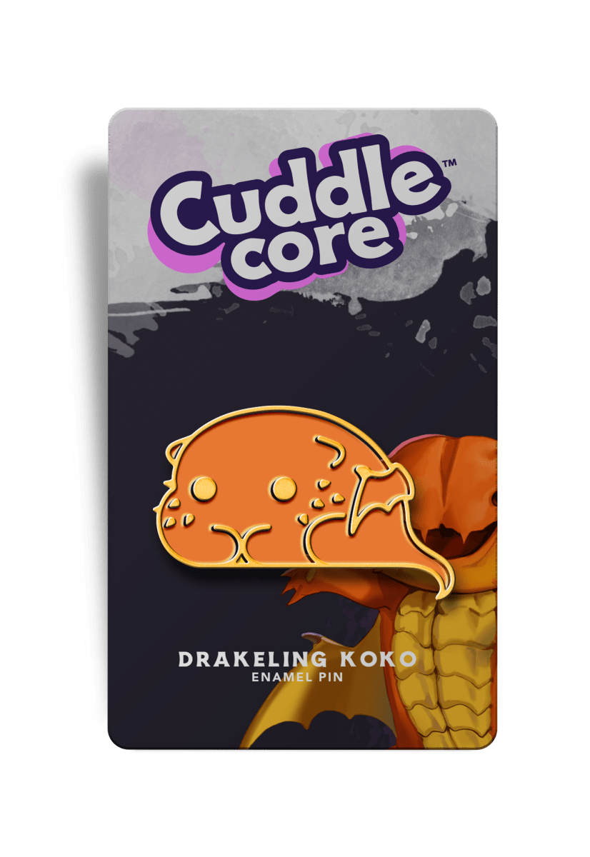 Komo the Sand Drakeling Enamel Pin
