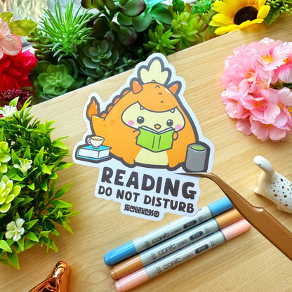 Vinyl Sticker - Reading Do Not Disturb