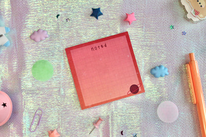 Celestial Sticky Notes Post It Aesthetic: Moon Sticky Note