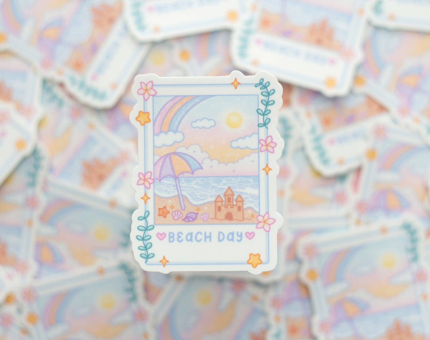 Beach Photograph Sticker