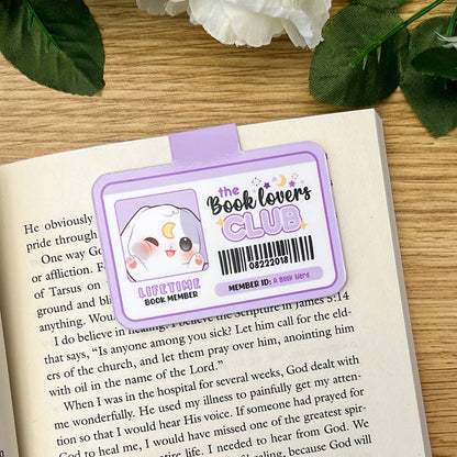 Book Lovers Club Friends Magnetic Bookmark: B2: The Bookaholic - Mochi