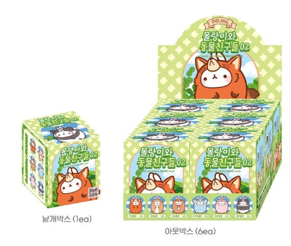 Molang & Animal Friends Random Figure Ver.2