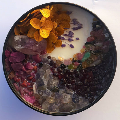 Mamu (Goddess of Dreams) • 8oz Soy Crystal Candle