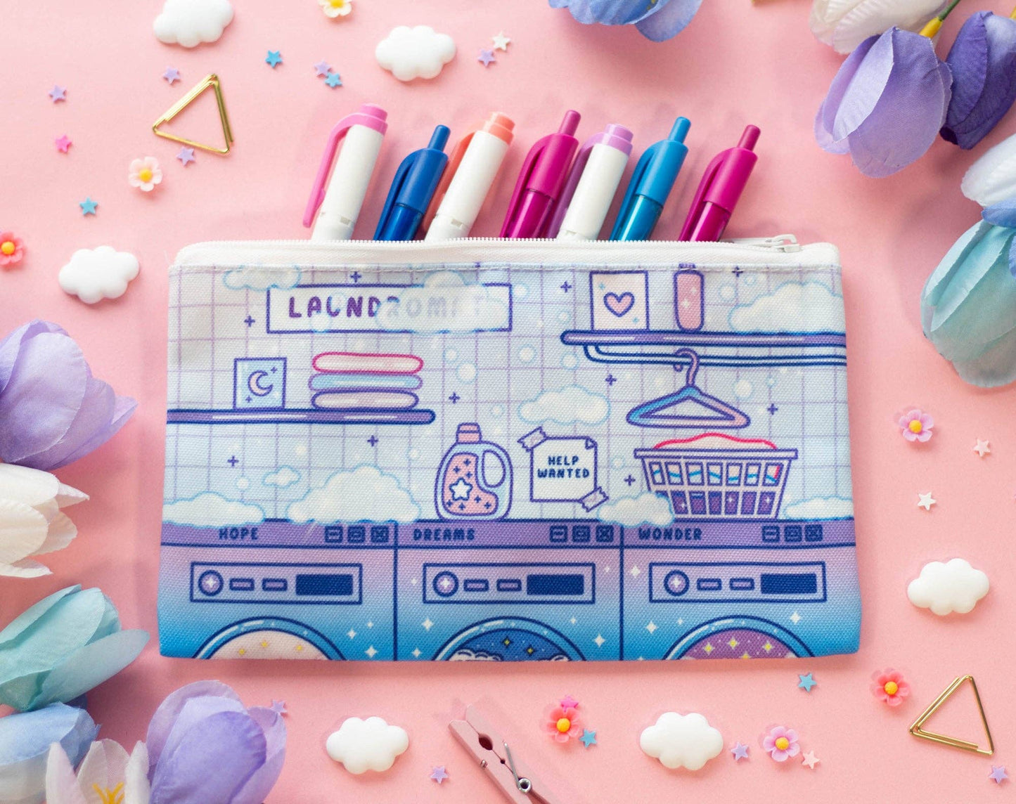 Laundromat Pencil Case: A GRADE