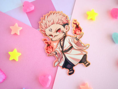 Jjk jujutsu kaisen waterproof Vinyl stickers Die cut : Glossy / 3 inches