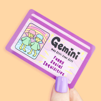 Gemini Zodiac Fake ID Horoscope Fake Drivers License