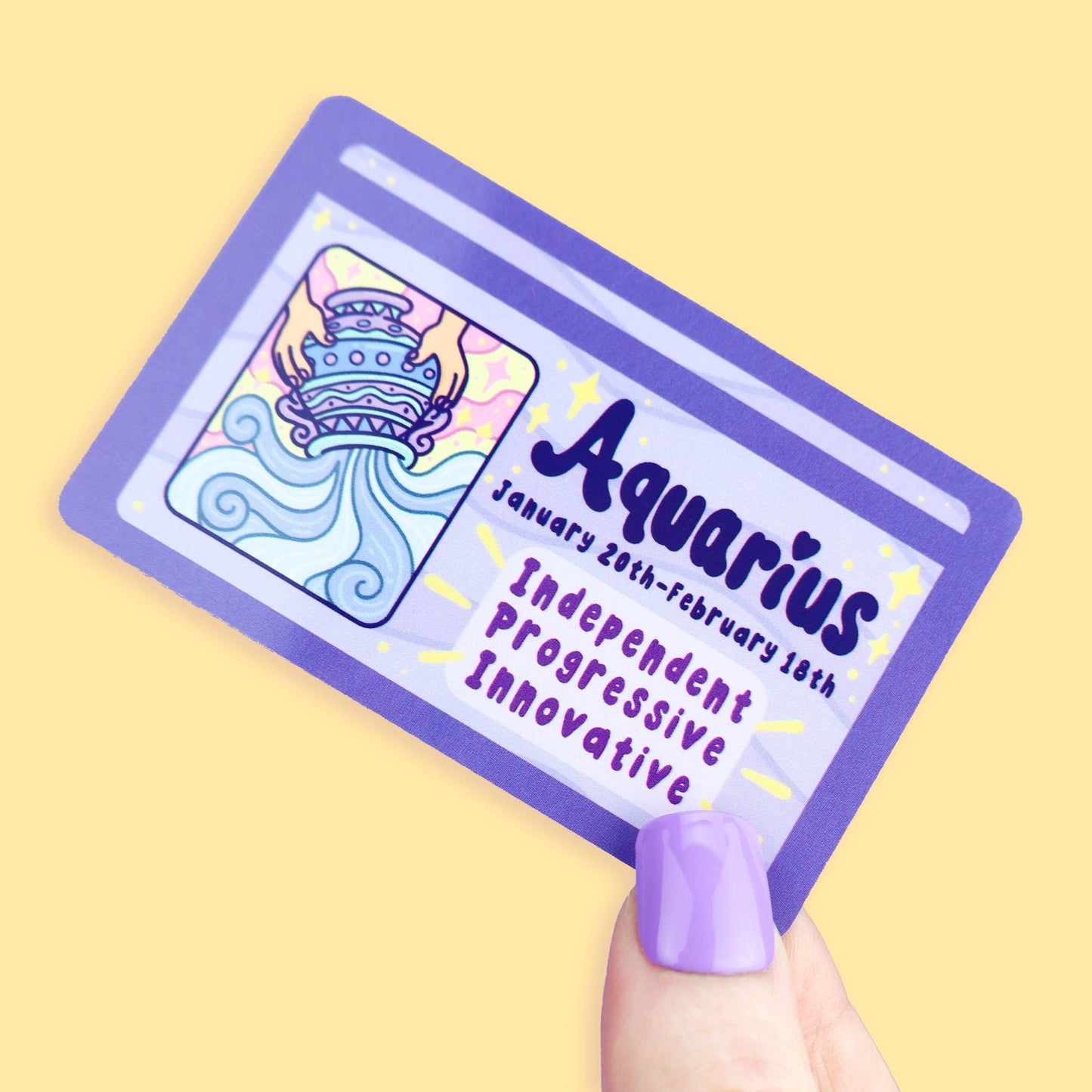 Aquarius Zodiac Fake ID Horoscope Fake Drivers License