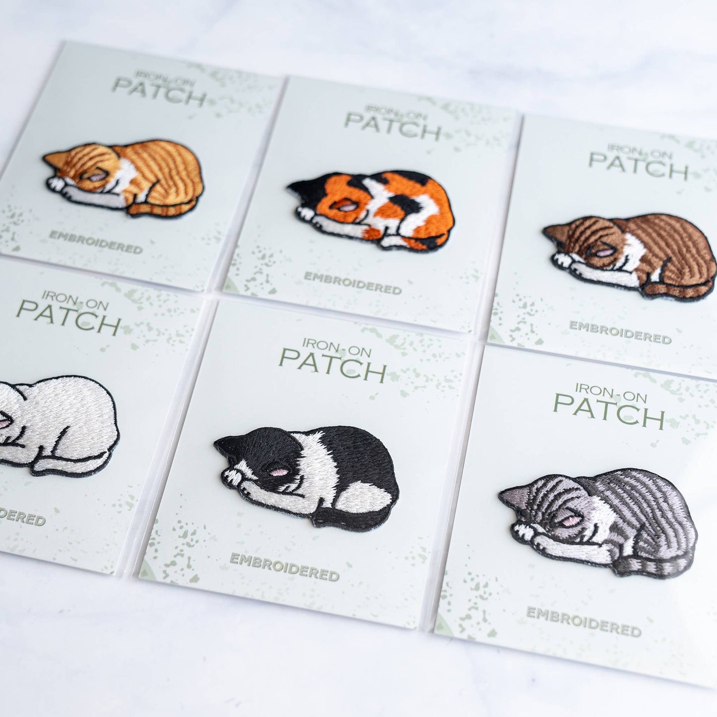 Adorable Kittens Patches - Iron on Patch: Calico cat