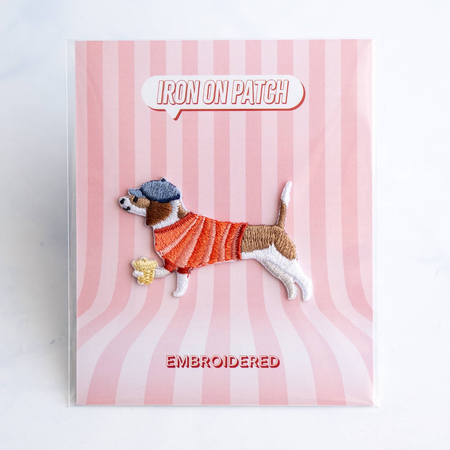 Dog Patches - Iron on Patch : Coffee connoisseur