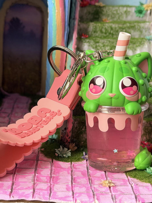 Boba Beasteas - confirmed - Cactus Cat Prickly Pear Tea