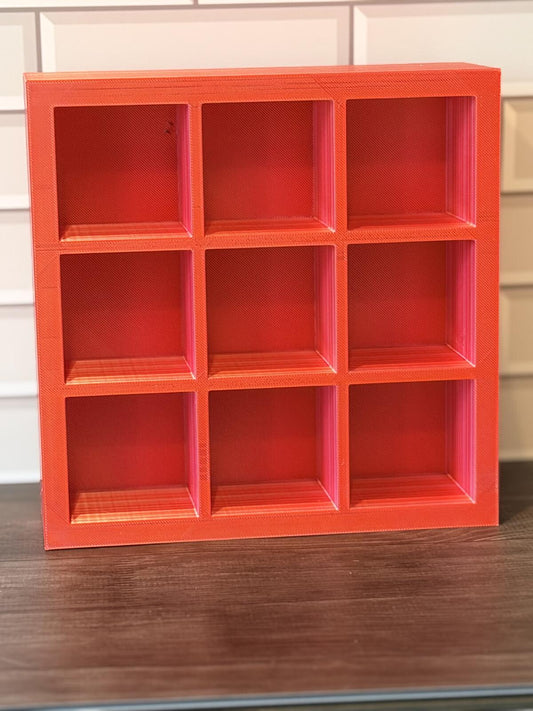 Display Shelf - Red and White