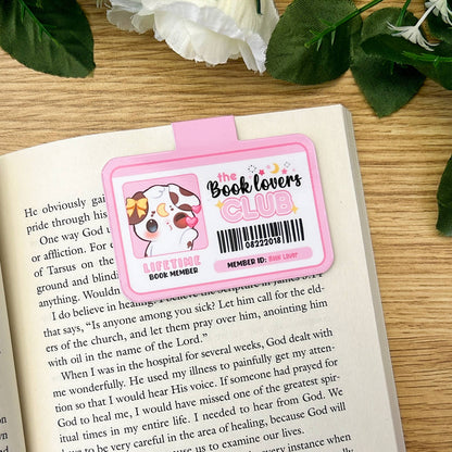 Book Lovers Club Friends Magnetic Bookmark: B2: The Bookaholic - Mochi