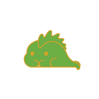Chonkers the Poison Drakeling Enamel Pin