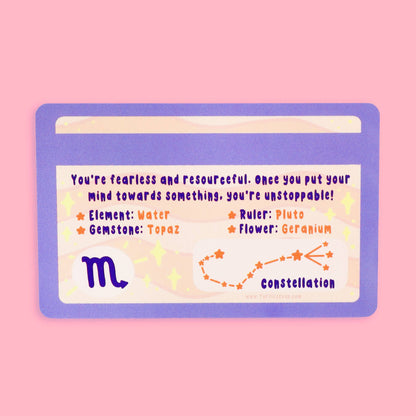 Scorpio Zodiac Fake ID Horoscope Fake Drivers License
