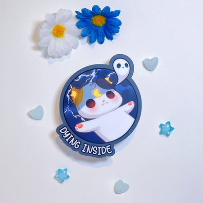 Dying Inside Vinyl Sticker