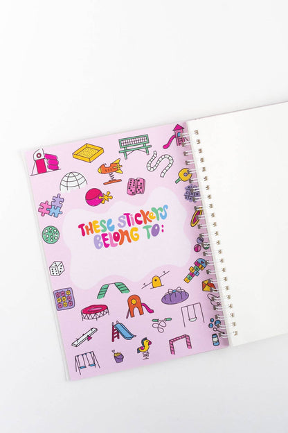 Sticker Playground Album – Playful Reusable Sticker Book