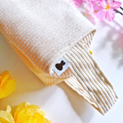 Corduroy Pencil Pouch - Honeycomb (Embroidered)