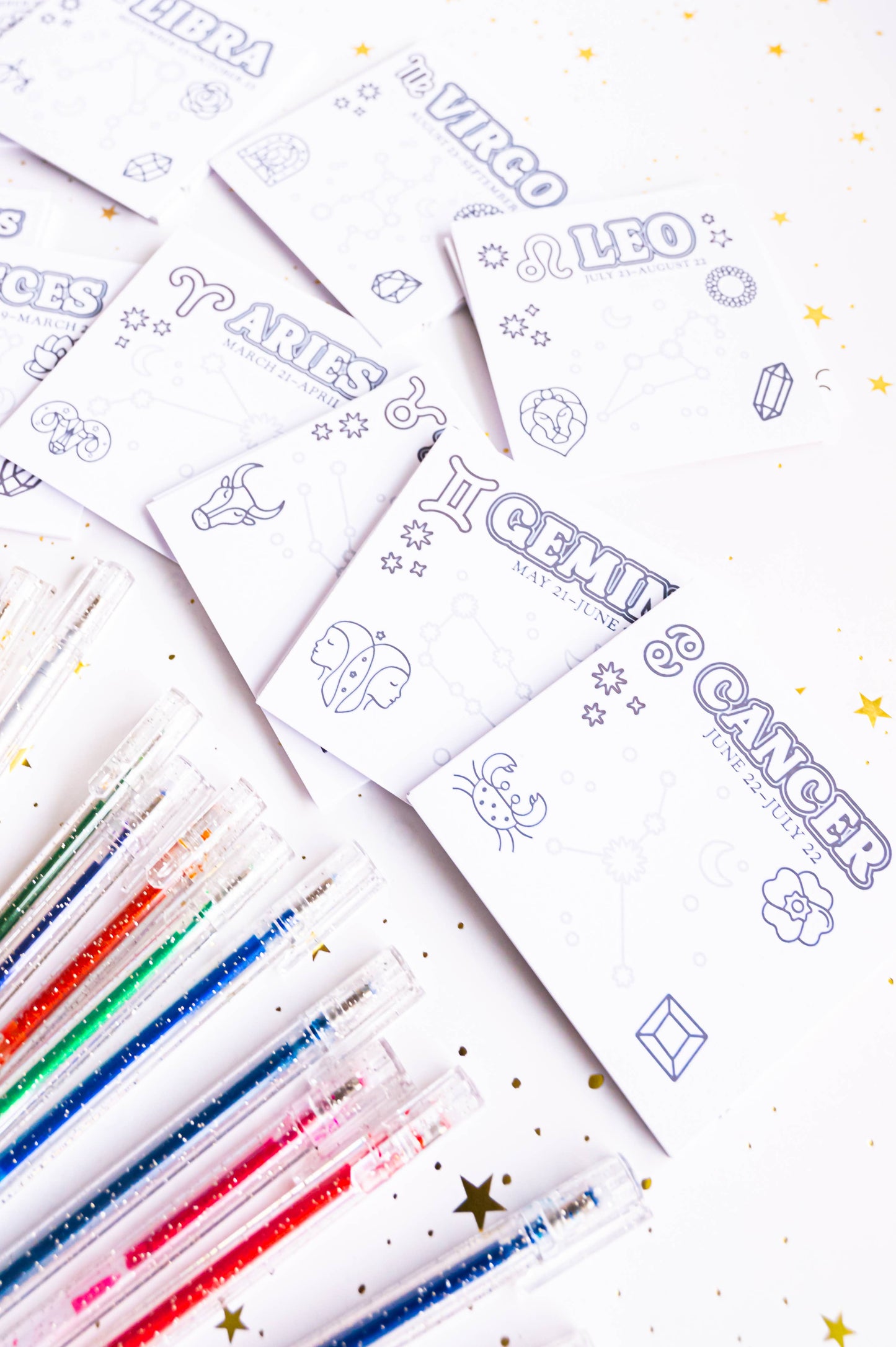 Color the Cosmos Post It Notes