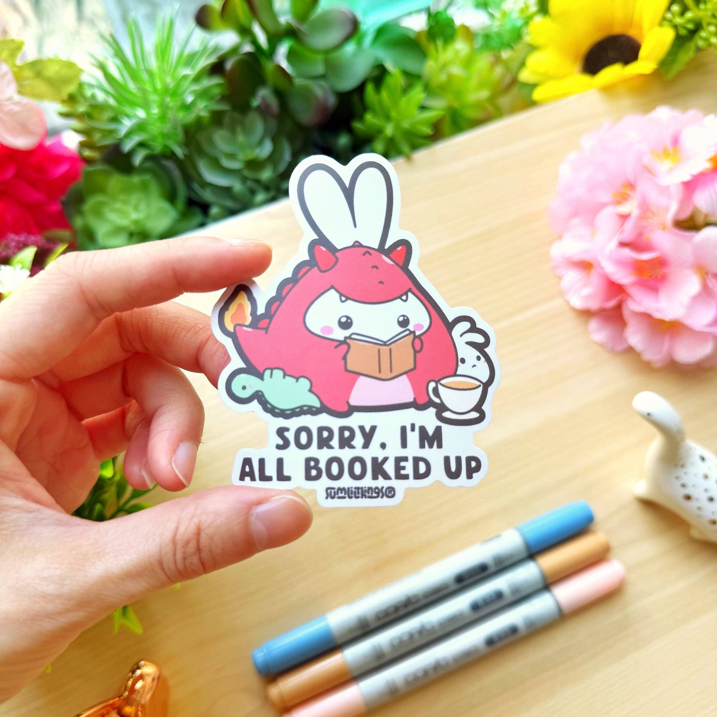 Vinyl Sticker - All Booked Up