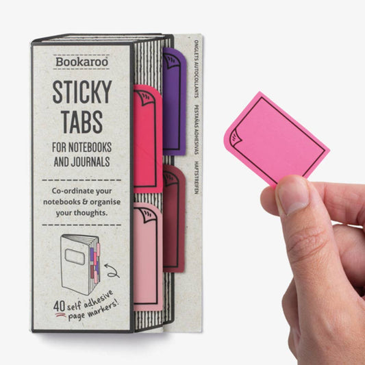 Bookaroo Sticky Tabs: Pinks