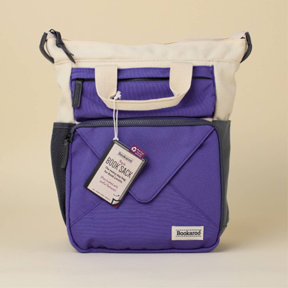 *NEW* Bookaroo Book (Ruck) Sack: PURPLE
