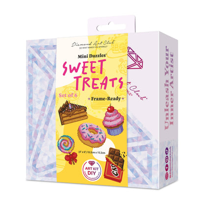 Mini Dazzles™ - Sweet Treats: Square With 20 Colors Including 2 ABs and 18 Fairy Dust Diamonds / 4,648 / 4" x 6" (10.2cm x 15.2cm)